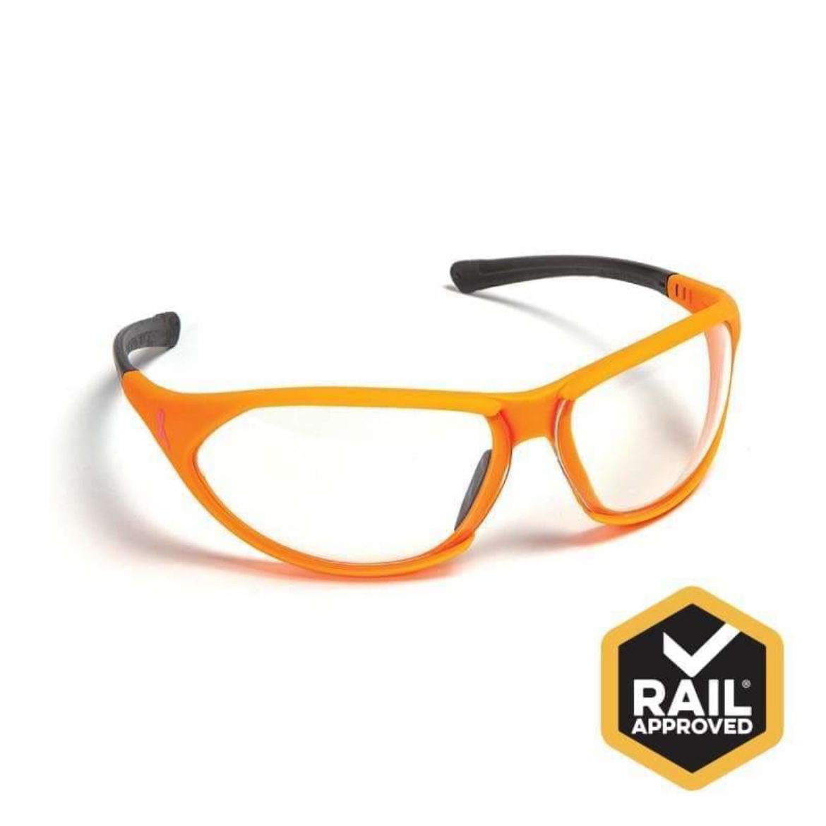 Picture of NBCF Premium Safety Glasses, Clear Lens, Rail Spec